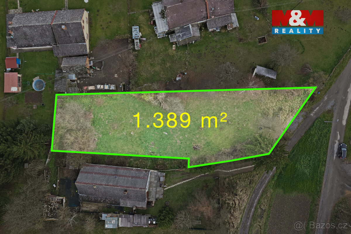 Prodej pozemku k bydlení, 1389 m², Rychnov na Moravě - 2
