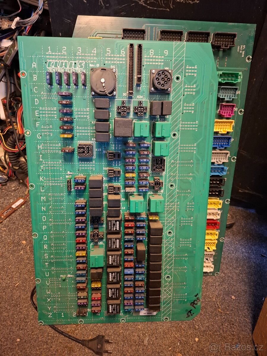 Claas Lexion, řady 400, 500, 600 elektronická deska. - 2