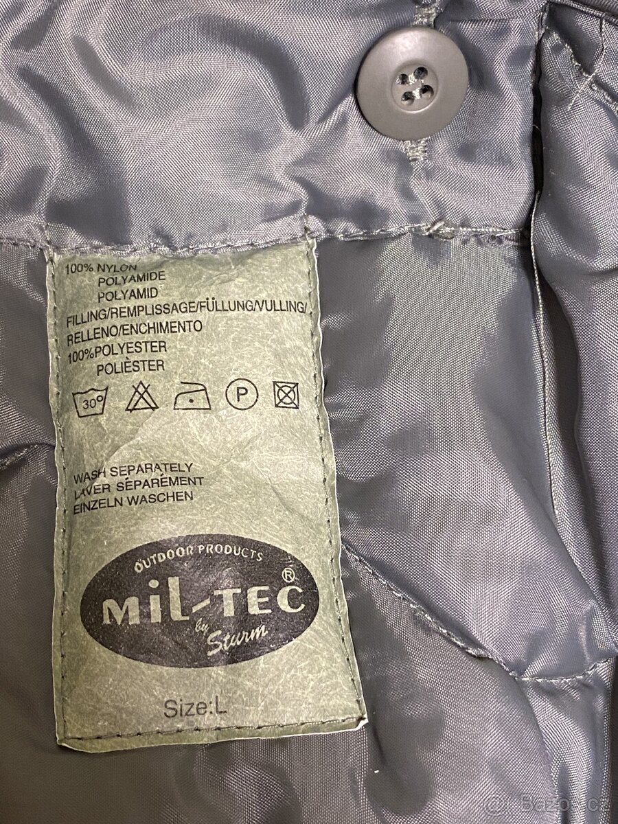 Maskáčová zateplená Bunda Mil-tec Sturm - 2