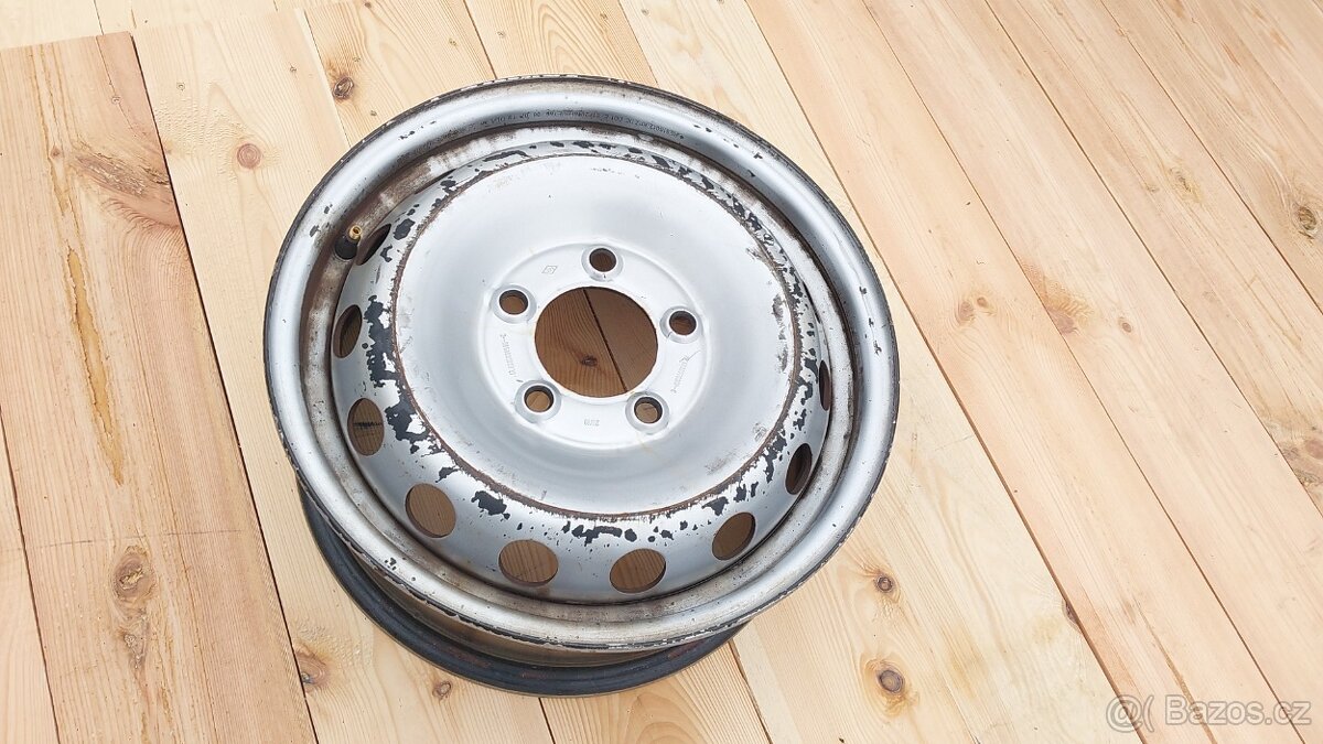 1ks Disk Renault Master 6,5x16 ET66 Stříbný - 2