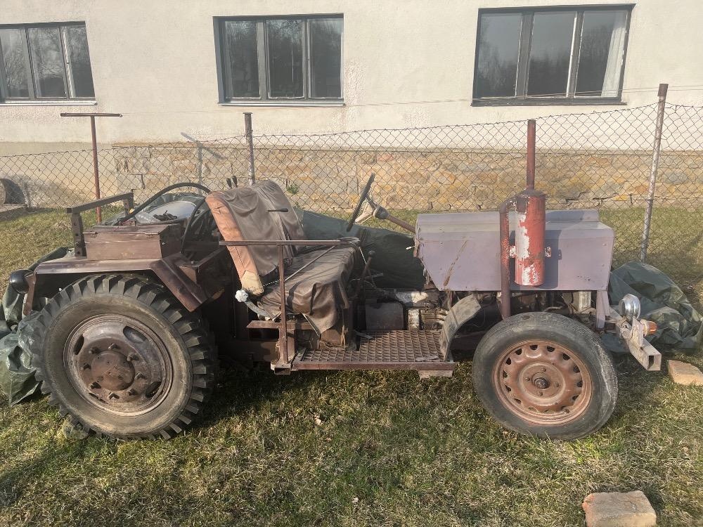 Malotraktor domácí výroby - 2