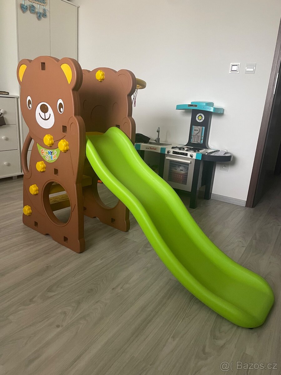 Skluzavka+houpačka 3v1 - 2