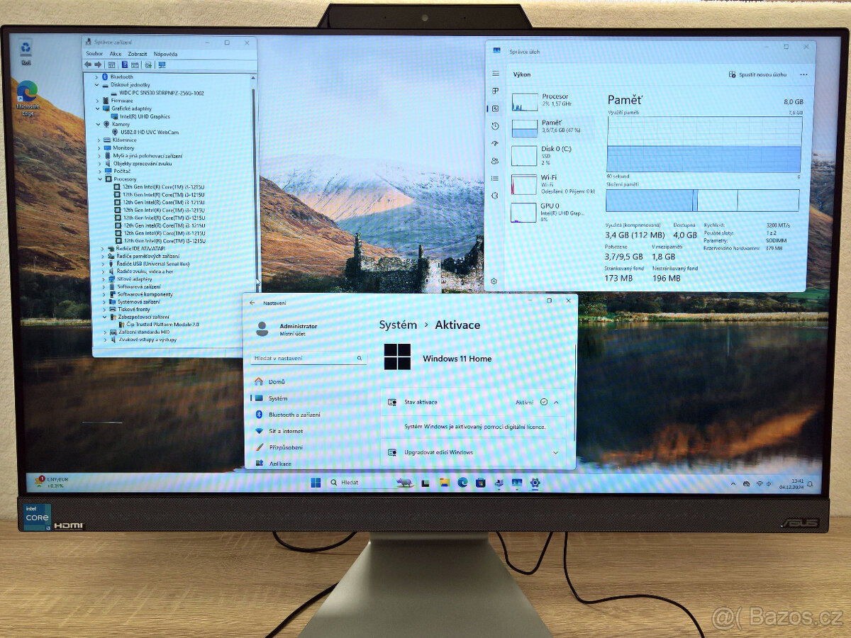Asus E3402WB All-in-One PC + záruka 12 měsíců - 2