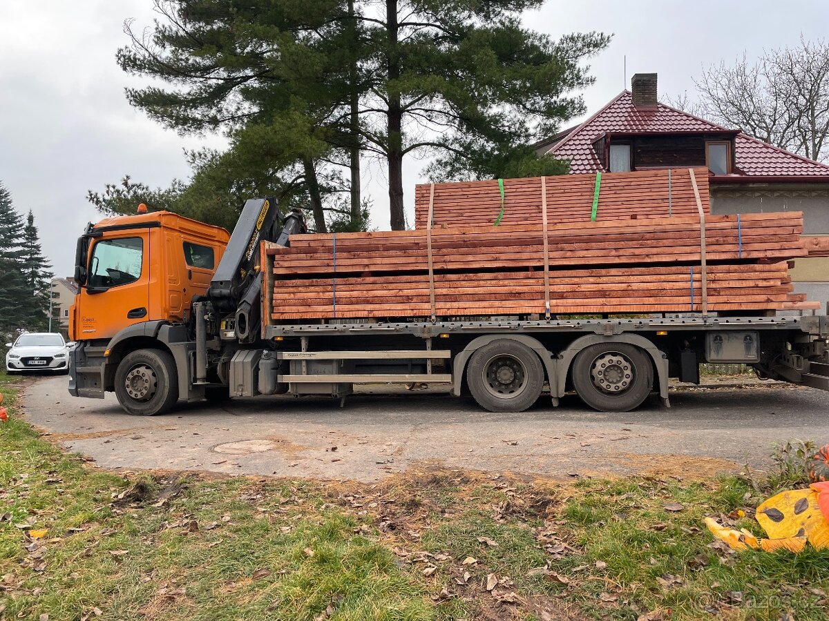 Impregnované hranoly 8×22×6,5 m – pergola, přístřešek, altán - 2