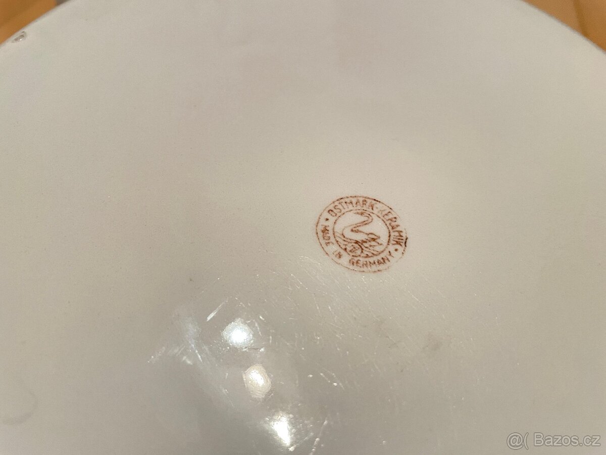 Starožitný porcelánový nočník - 2