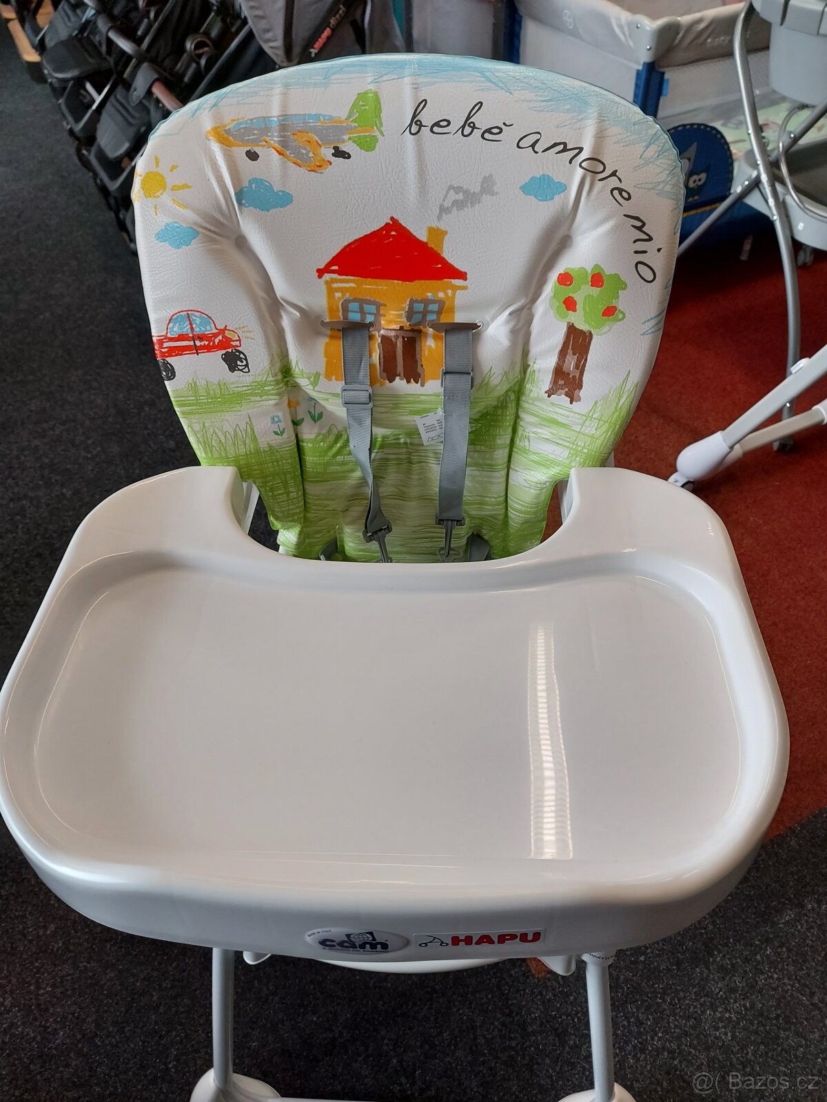 Nová Jídelní židlička "domeček" - 2