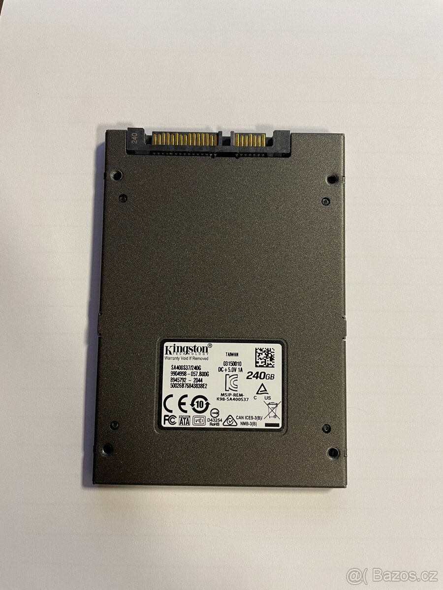 Kingston SSD 240GB A400 SATA3 2.5 - 2