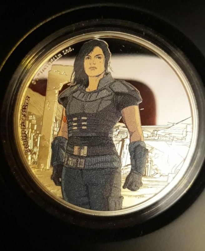 Stříbrná mince Cara Dune™ 1 Oz 2021 (Star Wars™ Mandalorian™ - 2