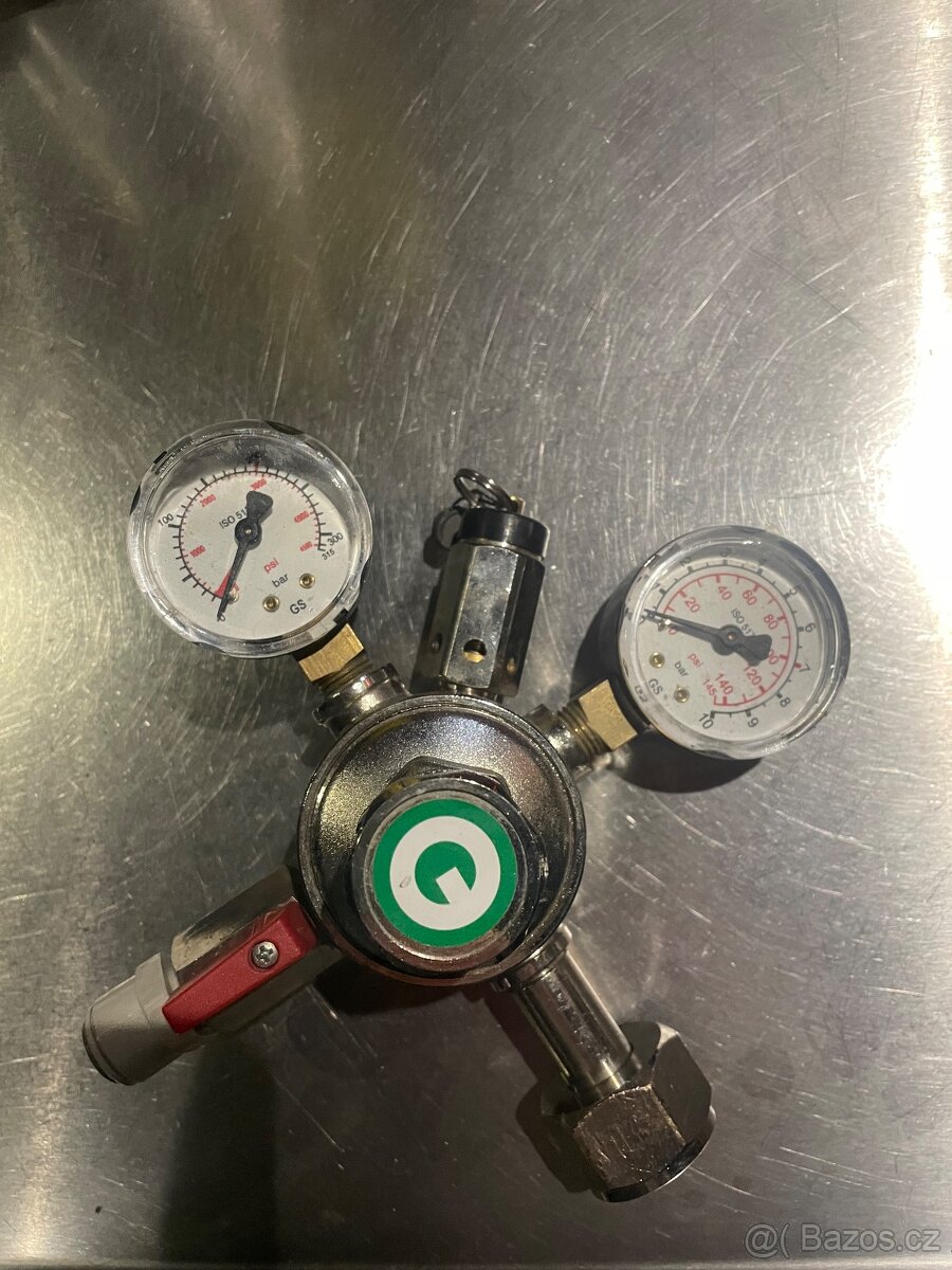 Redukční ventil GCE na PIVO CO2 Biogon - 2