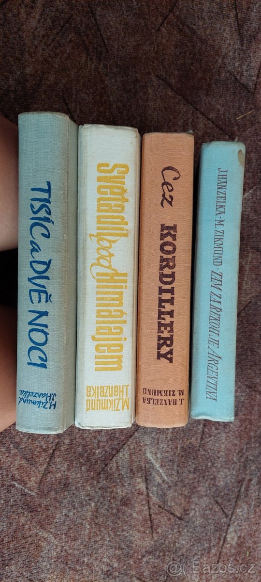 4 knihy cestopisy Miroslav Zikmund a Jiří Hanzelka - 2