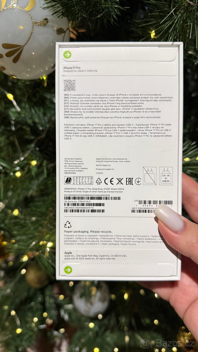 iPhone 17 pro 512 GB Deep Blue Nový - 2