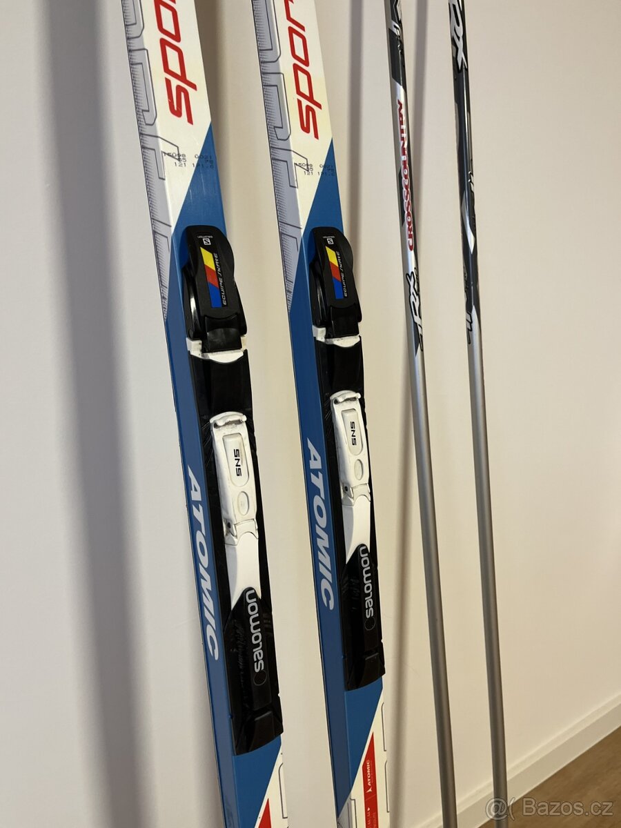 Běžkařská výbava-184cm, boty 41 1/3, hůlky 150cm - 2