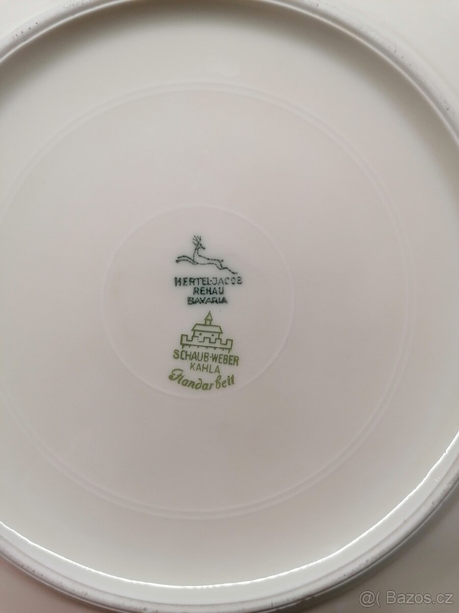 Talíř dezertní, hrnek motiv jahody - 2