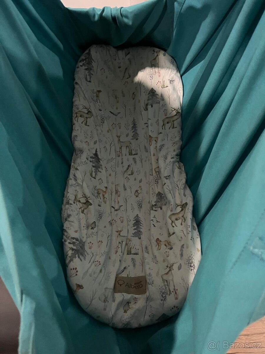 Závěsná kolébka mentolová Hojdavak (BEZ PRUŽINY) - 2