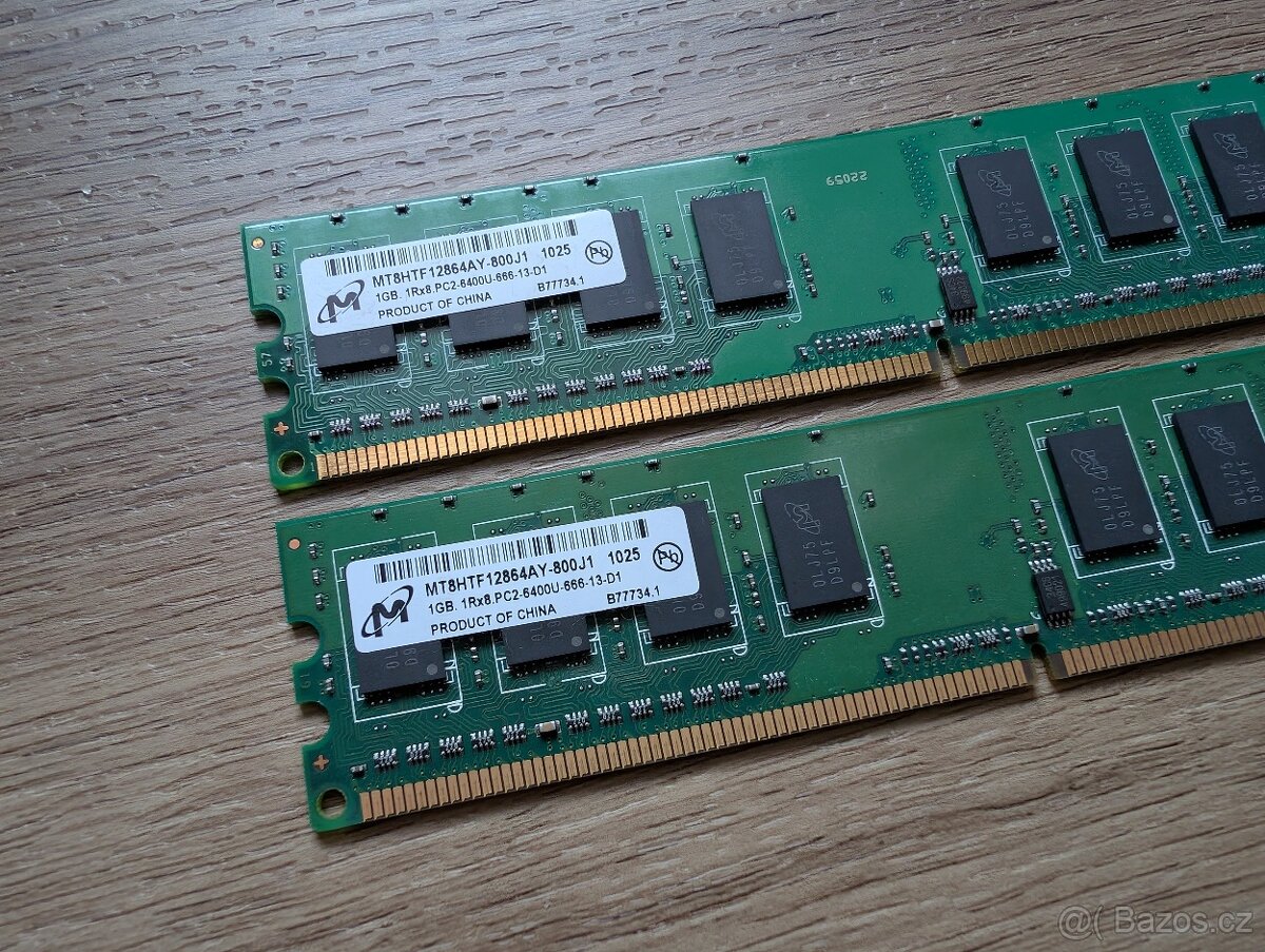 RAM Micron DDR2-800MHz 2x 1GB - 2