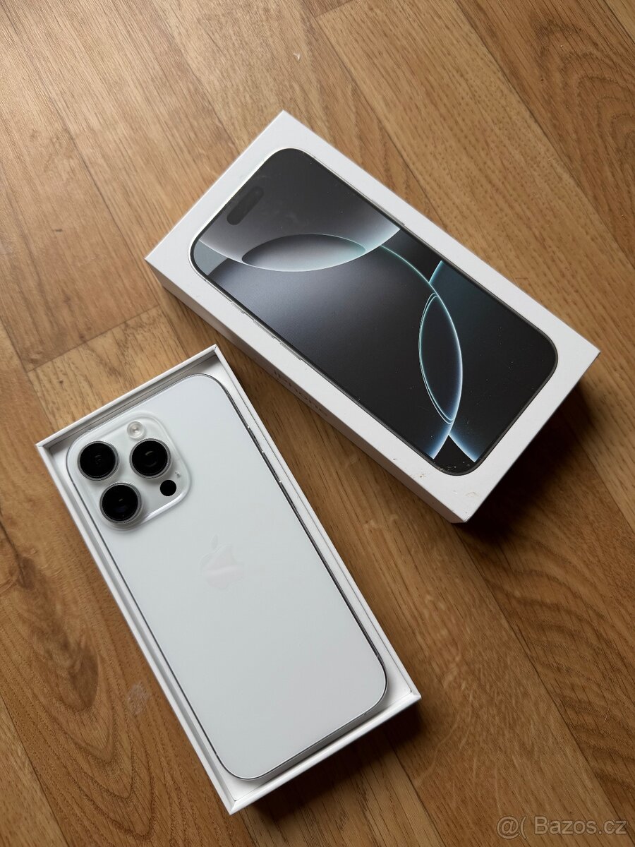 Apple iPhone 16 Pro 128GB bílý - 2