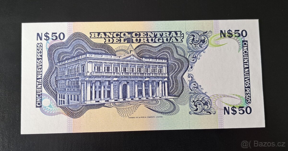 50 Pesos, Uruguay, UNC - 2