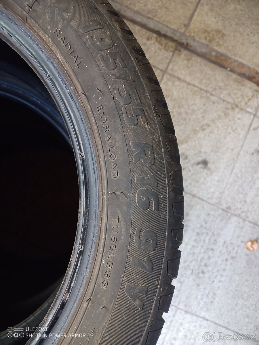 Prodám letní pneu 195/55 R16 91V - 2