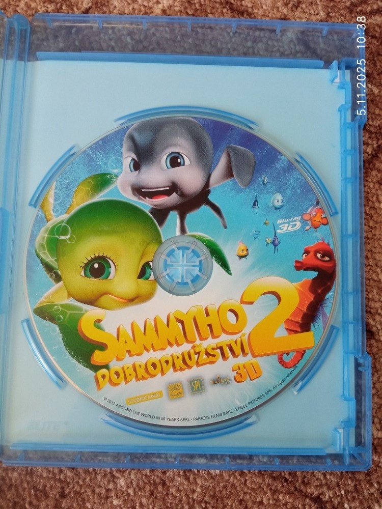 Sammyho dobrodružství 2 3D bluray - 2