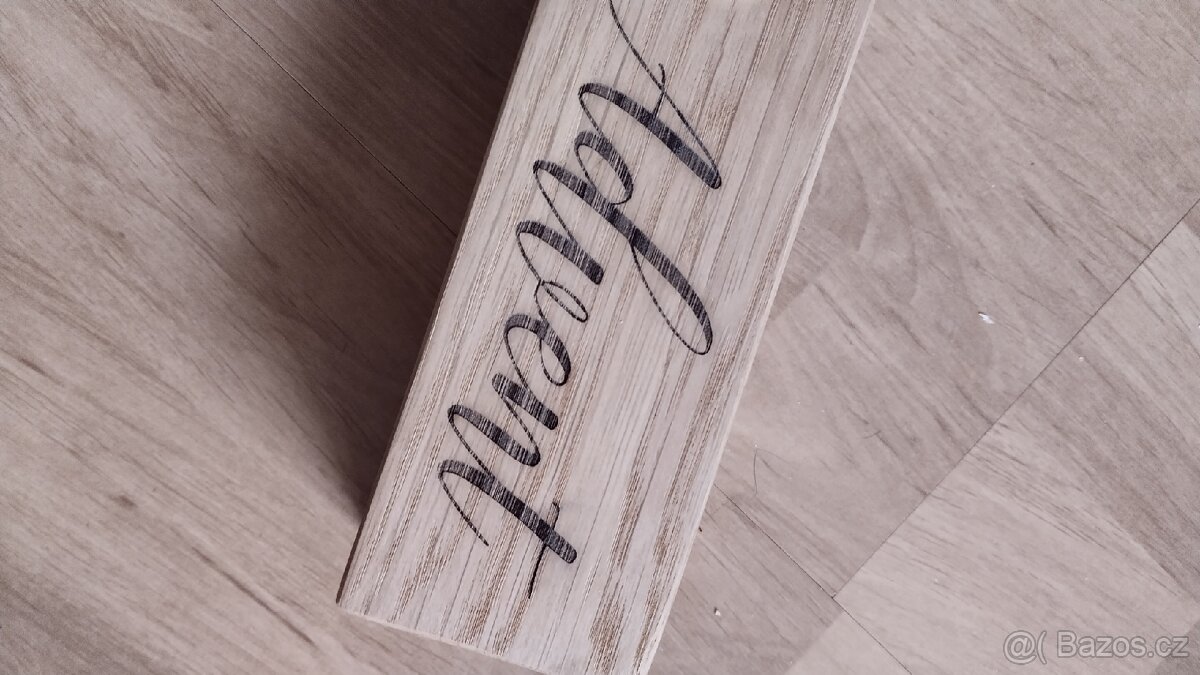 Dřevěný dubový adventní svícen Doladěno - 2