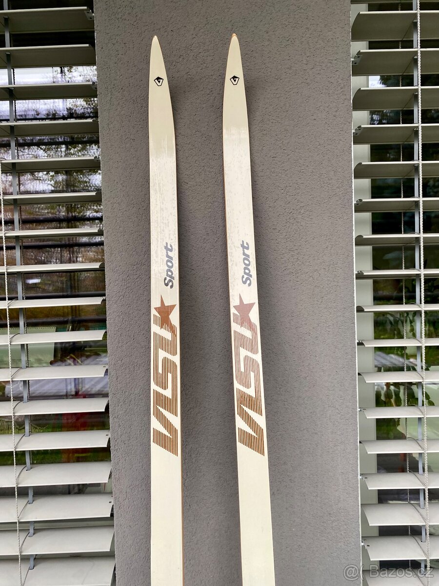 Dřevěné běžky VISU Pärnu (Viisnurk) made in USSR - NIKDY nep - 2