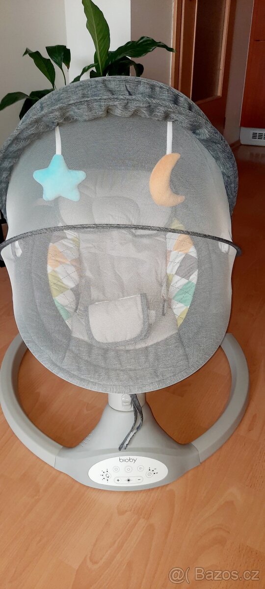 LEHÁTKO ELEKTRICKÉ HOUPACÍ - BLUETOOTH HUDBA DÁLKOVÉ OVLÁDÁN - 2