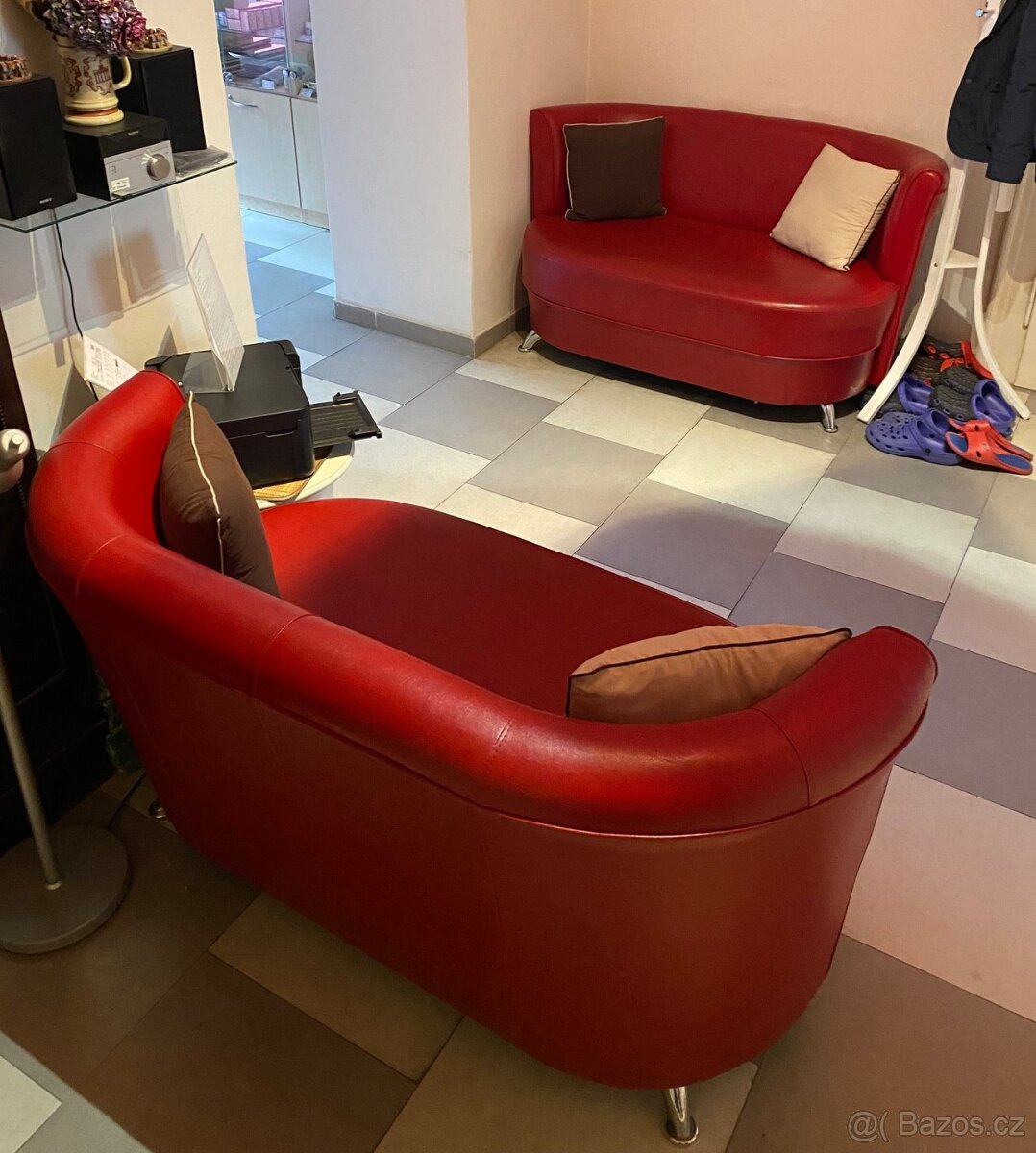 Dvojsedák Mexico červená, 2 kusy za cenu jednoho - 2