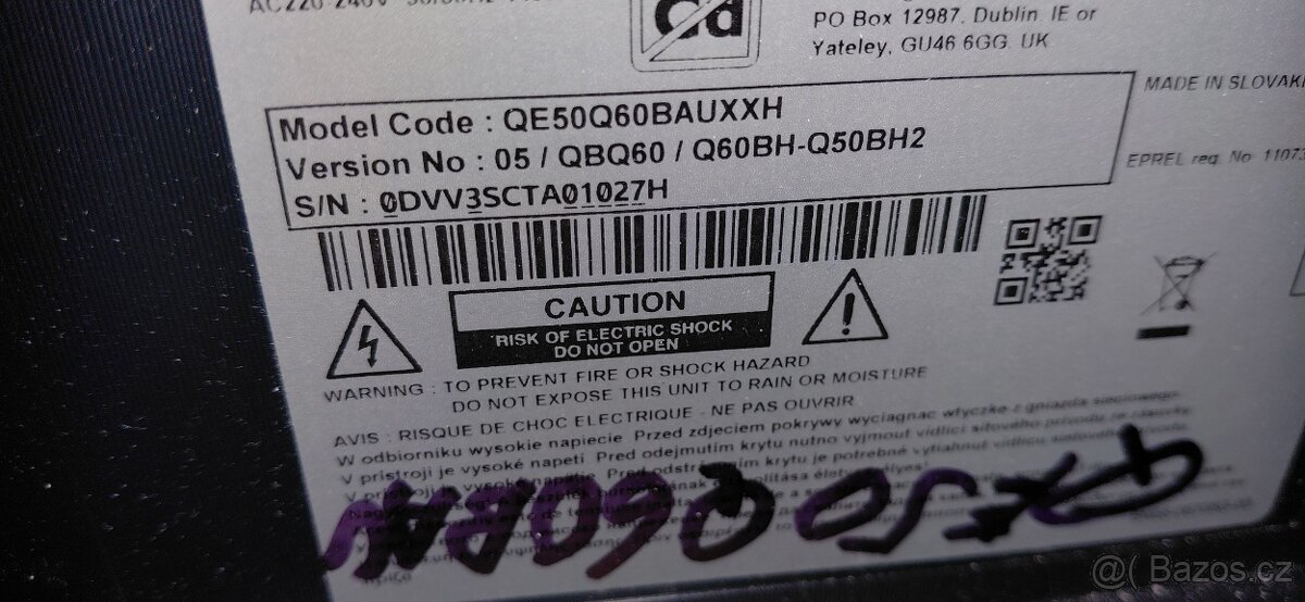 Samsung tv 127cm qled.. - 2