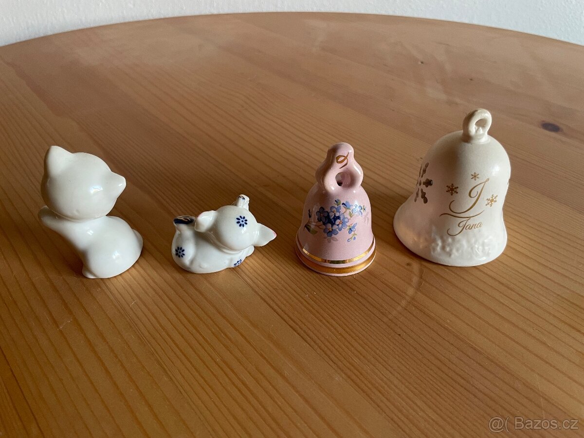 Keramické dekorace – figurky a zvonečky - 2
