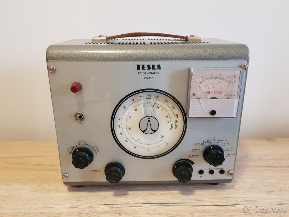 RC generátor Tesla BM 344 – původní stav + návod - 2