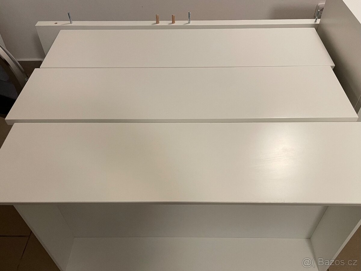 Rám postele IKEA MALM 160x200cm + 4 šuplíky. - 2