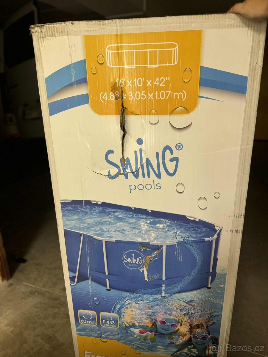 SWING Mountfield Ovál 4,88 x 3,05 x 1,07m s příslušenstvím - 2