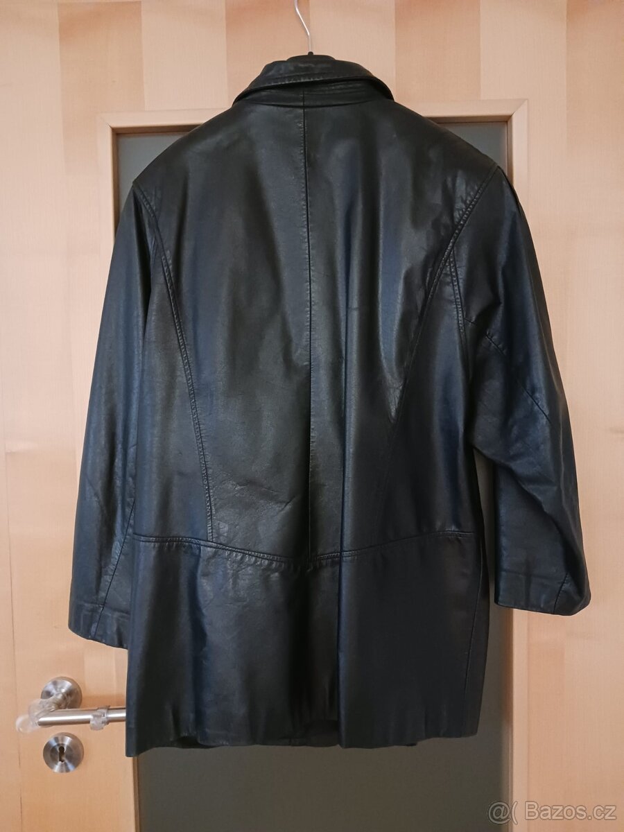 VINTAGE DÁMSKÉ KOŽENÉ SAKO - 2