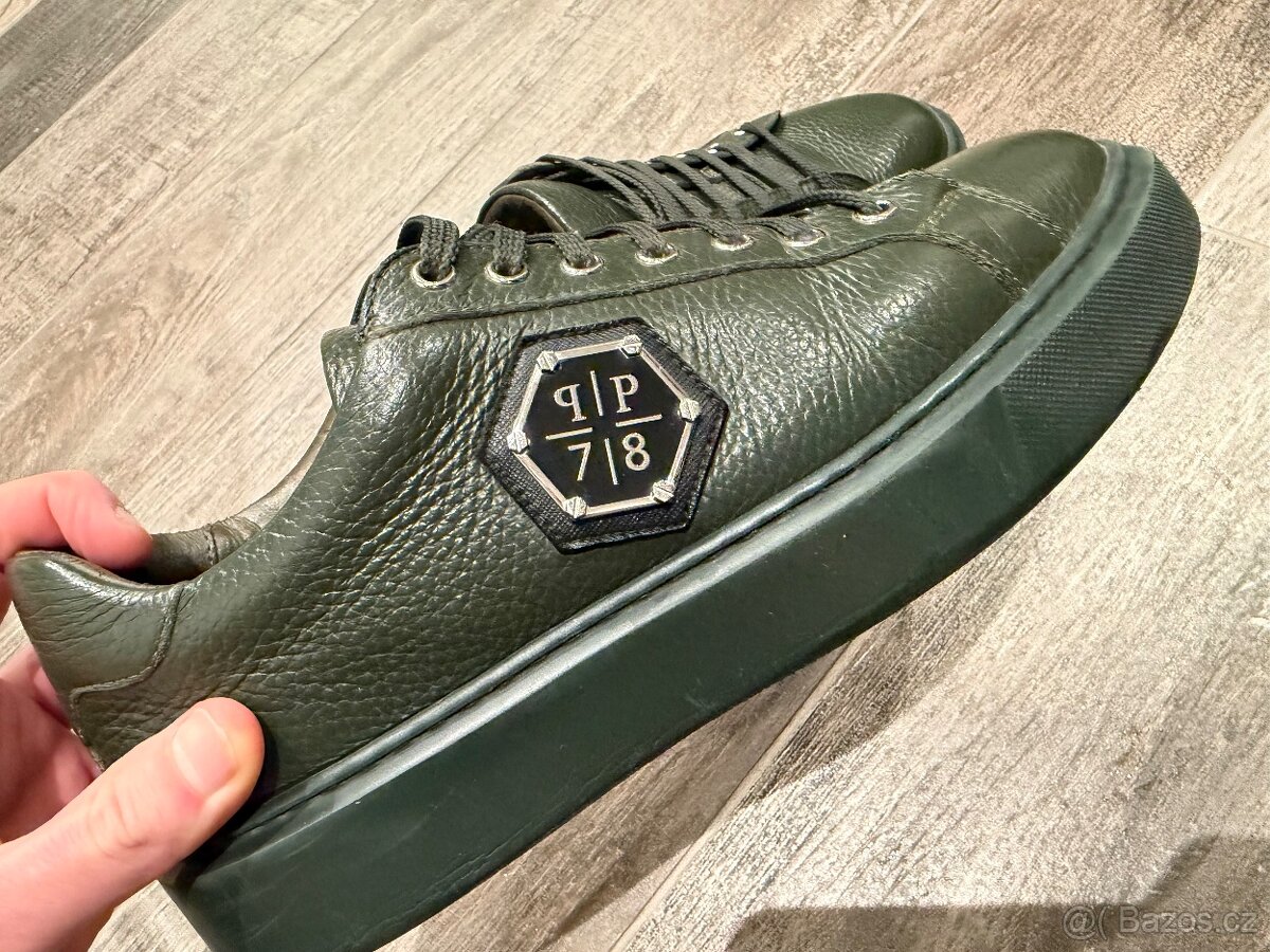 boty Philipp Plein, zelené - 2