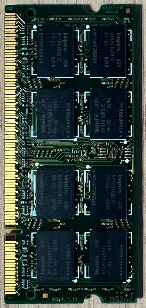 RAM Hynix 2GB DDR2 - 2Rx8/ 800MHz/SO-DIMM/CL6/PC2-64/1.8V - 2