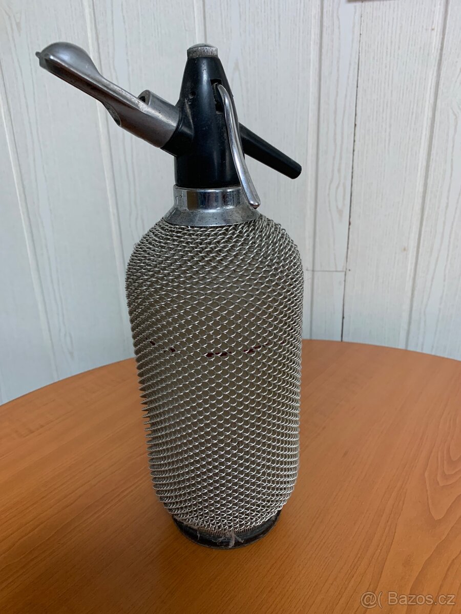 Sifonová lahev opletená - 2