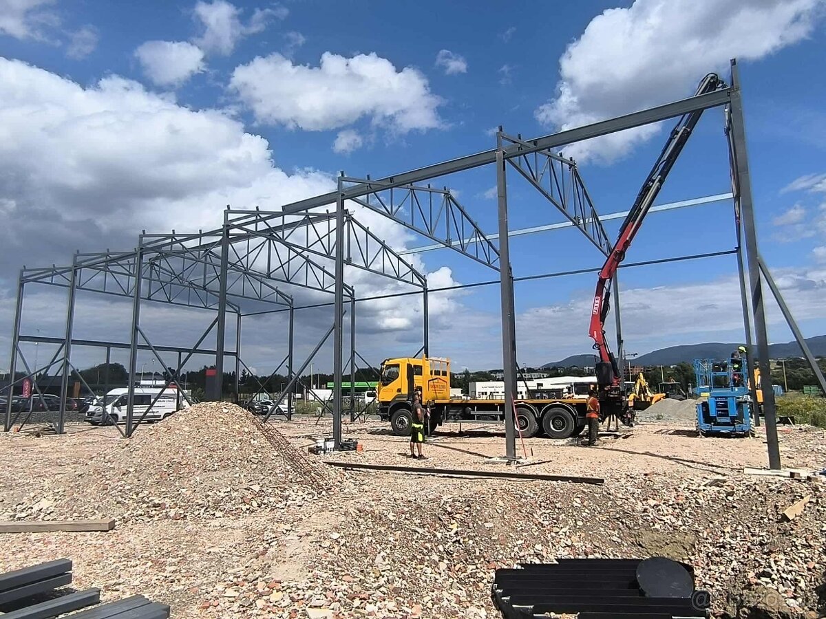 Konstrukce haly 15x30x6m - 2