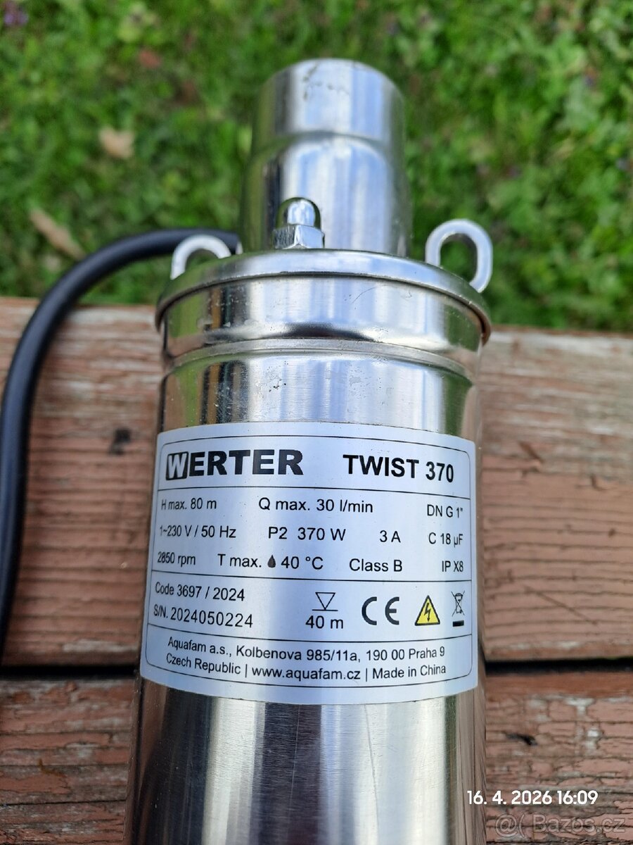 Ponorné čerpadlo Werter - 2