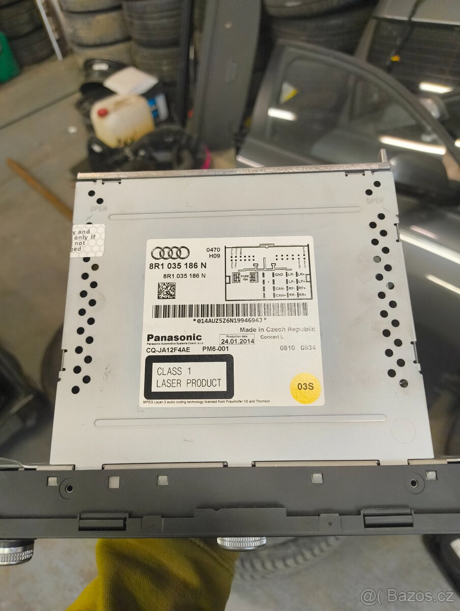 Rádio Audi A4 B8 8R1035186N - 2