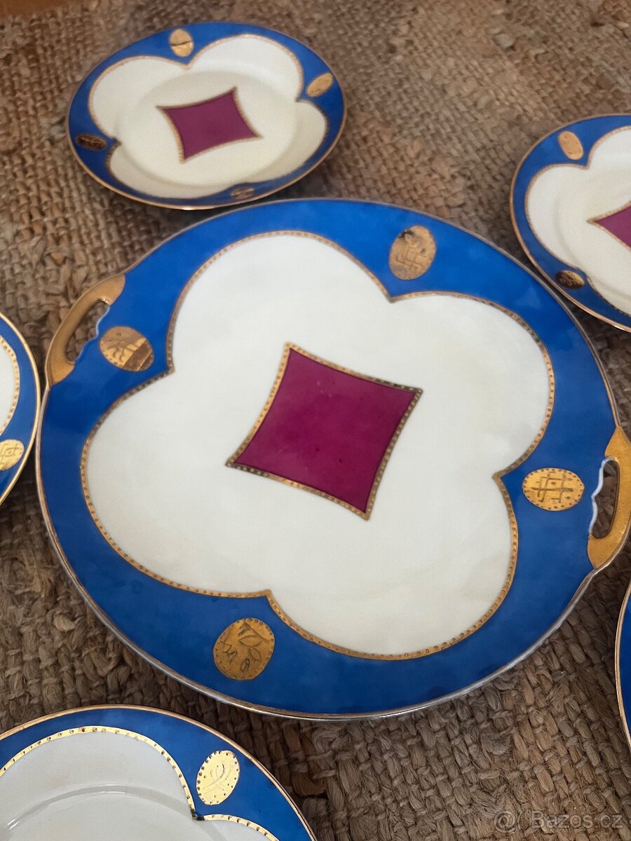 starožitná porcelánová sada - 2