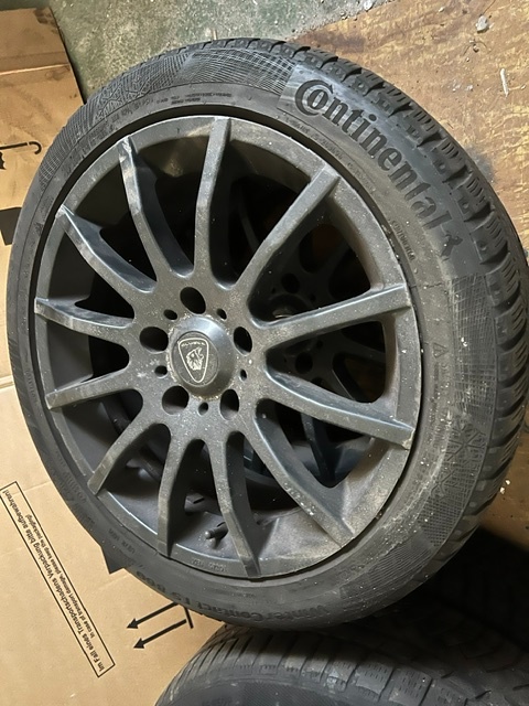 BMW E90 E91 E92 E93 ALU R17 5x120 + zimní Continental 225/45 - 2