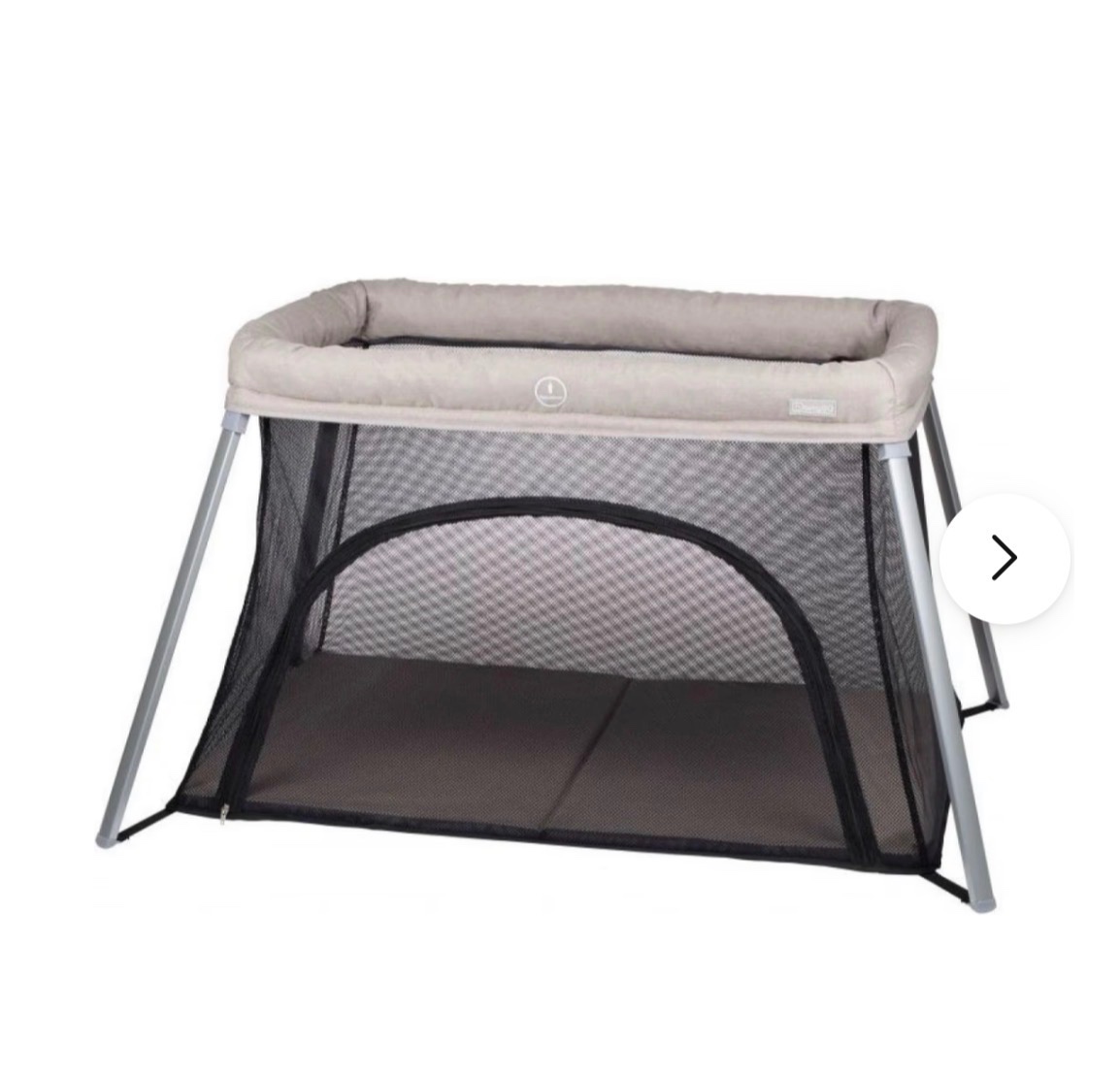 Babygo cestovní postýlka šedá - 2