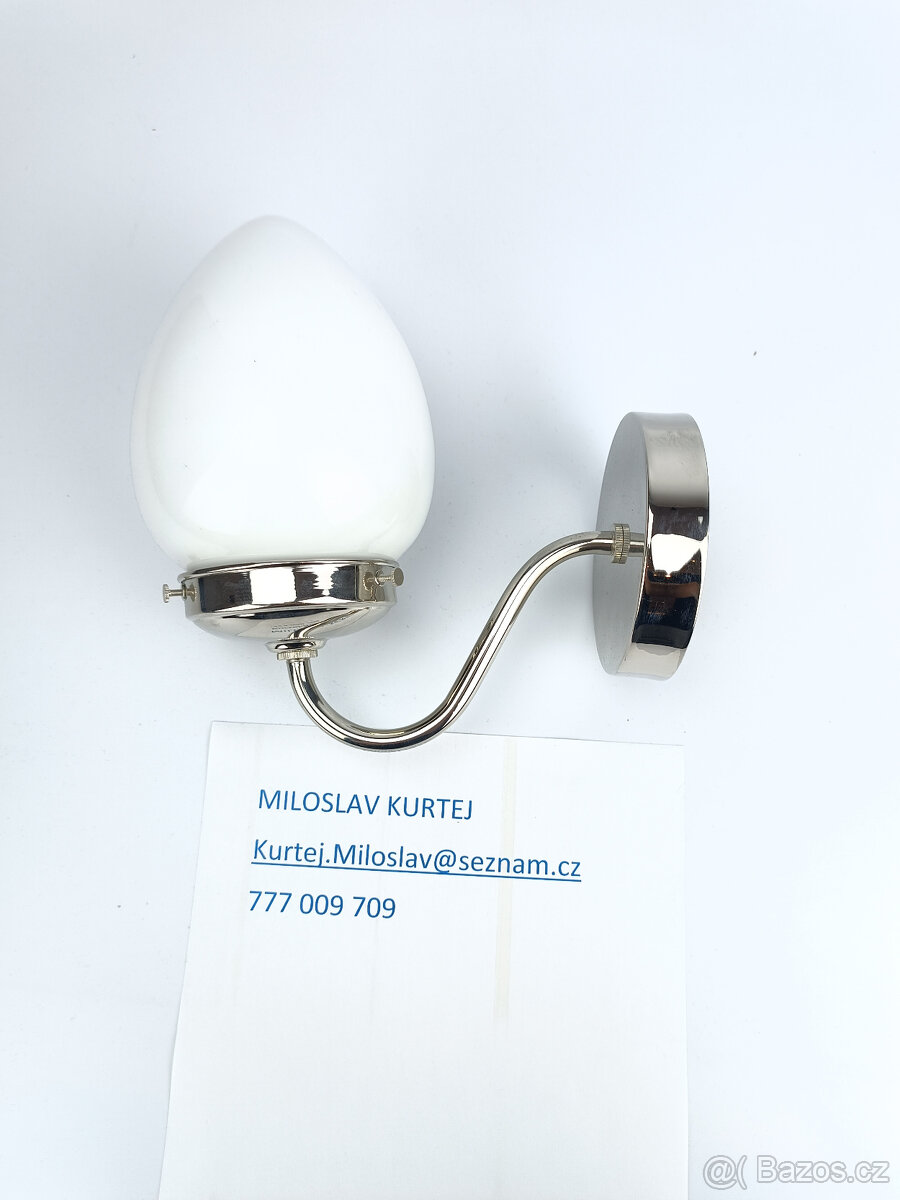 NÁSTĚNNÉ SVÍTIDLO ART DECO STÍNIDLO KAPKA - 2