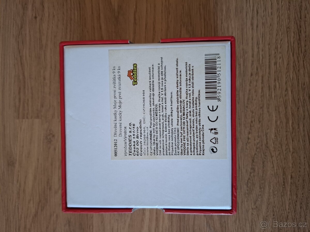 Dřevěné kostky Teddies - 2