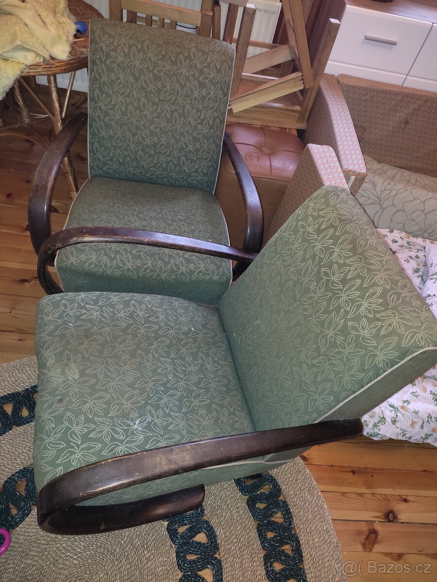 Křesla Halabala 2x - 2