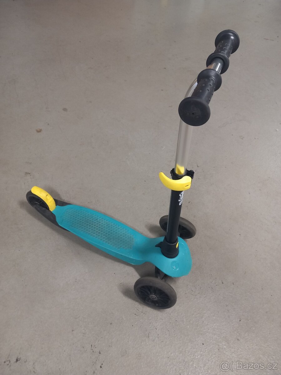 Koloběžka Oxelo B100(Decathlon),zelená,3 kolečka, - 2