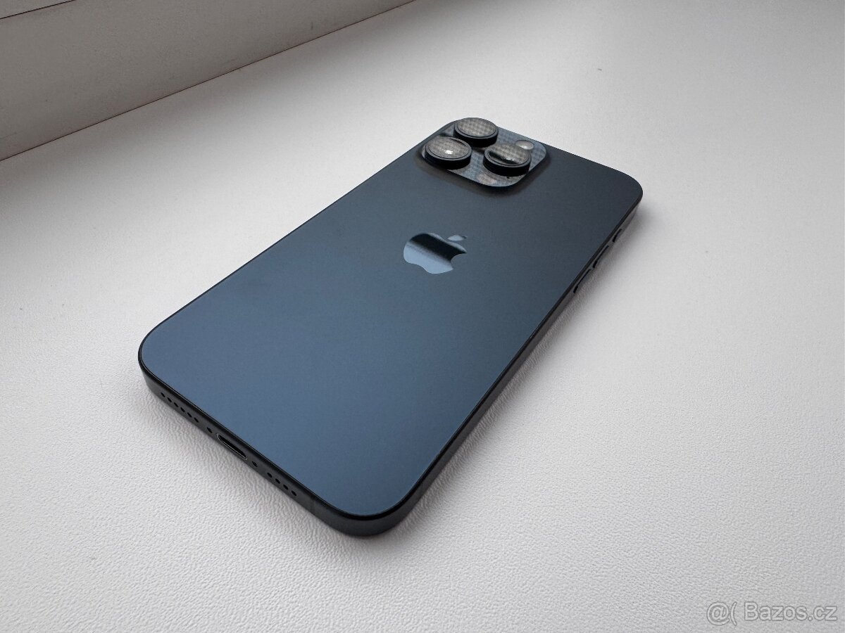 Apple iPhone 15PRO MAX 256GB Černý titan, Pěkný stav - 2