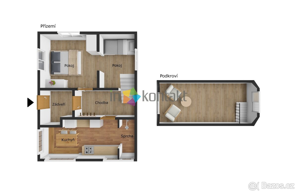 Prodej chata, 48 m² - Trnová, ev.č. 00419 - 2