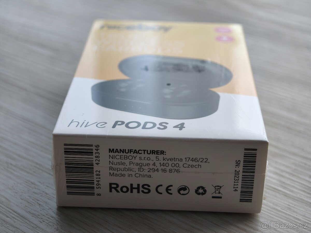 Prodám sluchátka Niceboy Pods 4 - úplně nové, zabalené - 2