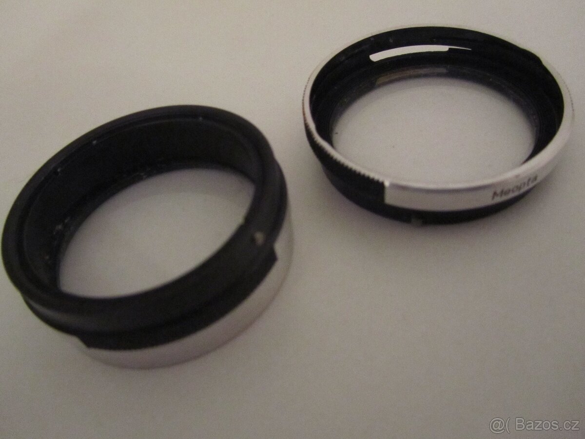 Flexaret předsádky Flexpar+filtry pro ČB foto v orig pouzdře - 2